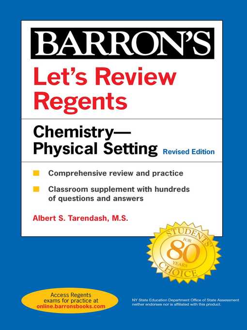 Title details for Let's Review Regents by Albert S. Tarendash - Wait list